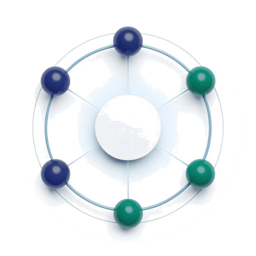 Six intelligence engines orbiting the PVL.AI core